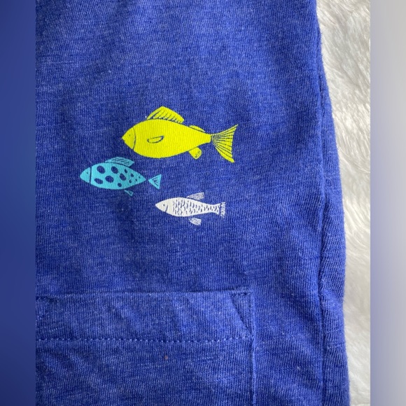 Cat and Jack Blue Fish romper | 18 months - Picture 2 of 7